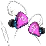 Yinyoo KZ ZSTX Hybrid 1BA+1DD Wired In Ear Earphone with Mic (Purple)