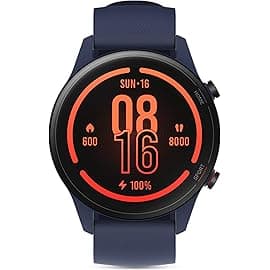 MI Watch Revolve Active (Blue) - 1.39" AMOLED Display, SpO2, GPS and Sleep Monitor, Alexa Built-in, 117 Sports Mode…