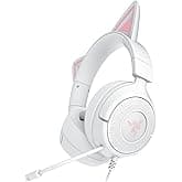 Razer Kraken Kitty V3 X Wired Gaming Headset: Kitty Ears - HyperClear Cardioid Mic - 40 mm Drivers - 7.1 Surround Sound - Com