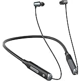 Gizmore Giz MN223 Bluetooth Wireless Neckband Magnetic Earphones with Dual Pairing Fast Charging Great Wireless Sound with (1