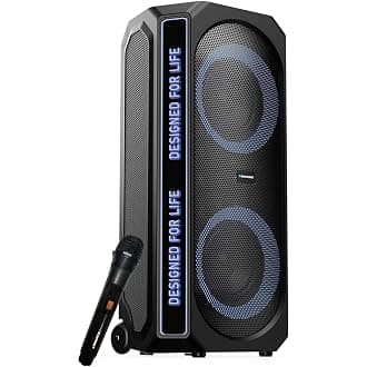 Blaupunkt New Launch Rock & Roll Ibiza 180W RMS Party Speaker with Dual 8” Woofers, Recording Button, Animated Text Display,
