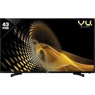 VU 108 cm (43 Inches) Full HD Smart LED TV 43PL (Black) (2019 Model)