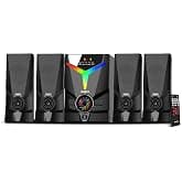 FRONTECH 60W Bluetooth 5.0 Multimedia Speaker, Powerful Bass, 4.1 Channel, Surround Sound System, USB, AUX, FM Radio, Wireles