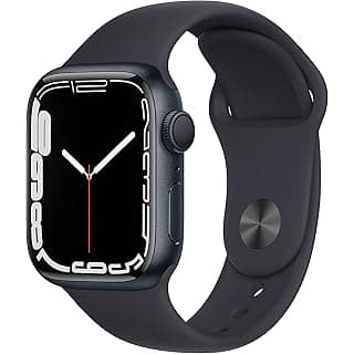 Apple Watch Series 7 (GPS, 41mm) - Midnight Aluminium Case with Midnight Sport Band - Regular