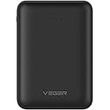 Veger W1048 Mini Size 10000 mAh Li Polymer Power Bank (Black)
