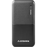 Ambrane 10000 mAh lithium_polymer Capsule 10K Power Bank with 12 Watt Fast Charging, Black
