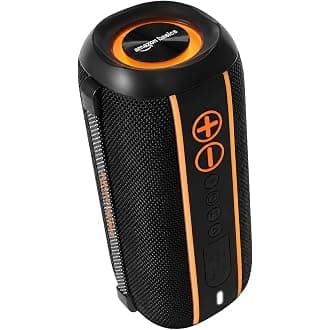 Amazon Basics 20W Portable Bluetooth Party Speaker with RGB Light, Up to 11 Hours Playtime, Deep Bass, Bluetooth 5.3, 52mm Du