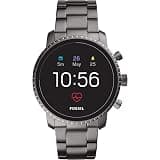 Fossil Gen 4(45mm, Smoke grey) Explorist Leather Touchscreen Men's Smartwatch with Heart Rate, GPS, Music storage and Smartph