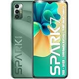 Tecno Spark 7 (Spruce Green, 3GB RAM, 64 GB Storage) - 6000mAh Battery|16 MP Dual Camera| 6.52” Dot Notch Display