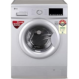 LG 7.0 Kg 5 Star Inverter Fully-Automatic Front Loading Washing Machine (FHM1207ADL, Silver, 6 Motion Technology)
