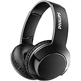 Philips Audio Bass+ SHB3175BK Wireless Bluetooth Over The Ear Headset with Mic (Black)