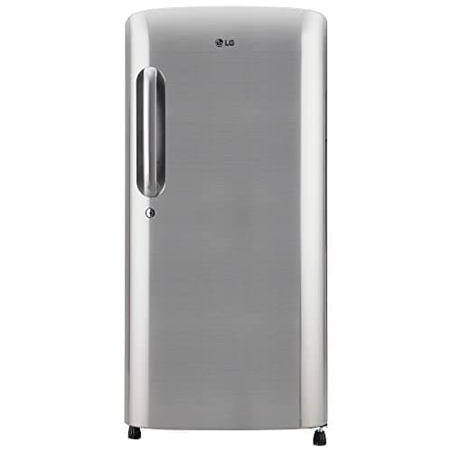 LG 190 L 3 Star Direct-Cool Single Door Refrigerator (GL-B201APZD, Shiny Steel, Fast Ice Making)