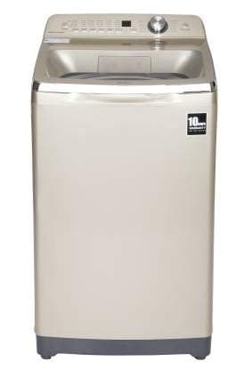 Haier 8.5 Kg Fully-Automatic Top Loading Washing Machine (HWM85-678GNZP, Champaign gold) Washing Machines & Dryers