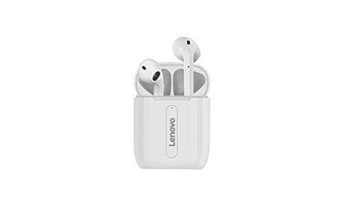 Lenovo X9 True Wireless Earphones with BT v5.0, IPX4, Upto-20 Hours Playtime, Smart Touch, HiFi Stereo 9D Sound Quality with Mic- White