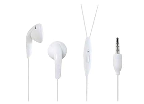 Ekon MH410c 3.5mm Earphones with Mic Compatible for Xperia Mobiles - (White)