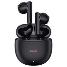 (Renewed) DIZO Buds P Bluetooth Headset (Dynamo Black, True Wireless)