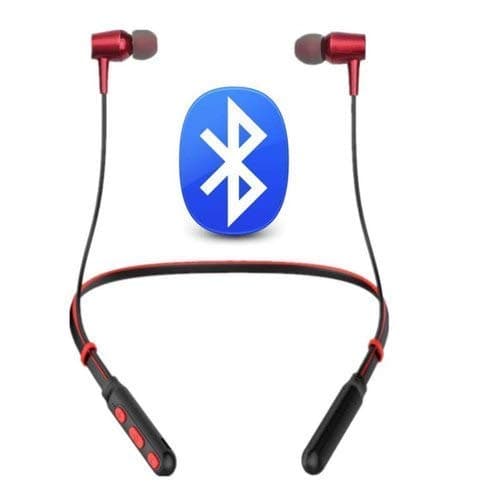 esportic B11 Bluetooth Headset Magnet Wireless Stereo Earphones Bluetooth V4.1 with Mic Noise Cancelling Headsets Compatible with All Android Smartpho
