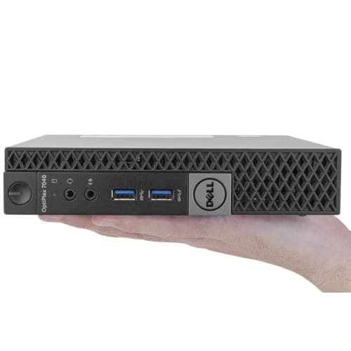 (Renewed) Dell Optiplex 7040 Mini PC (Intel Core i5 6th gen, 8 GB DDR4 RAM, 256 GB SSD, Windows 11, WiFi, MS Office|Intel HD Graphics|USB, Ethernet,DP), Black