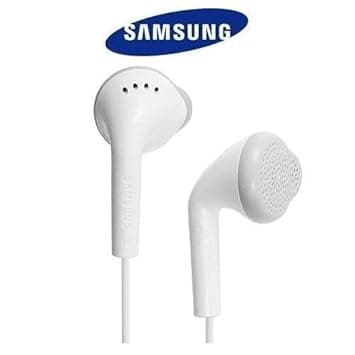 Samsung EHS61 Hands-Free Headset with 3.5mm Jack & Mic Compatible with All Samsung Smartphones. (White) Mobile Accessories