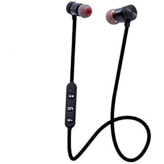 Zerdin QC-10 Bluetooth Earphone Wireless Headphones for Mobile Phone Sports Stereo Jogger,Running,Gyming Bluetooth Headset Compatible with All Devices(Black)