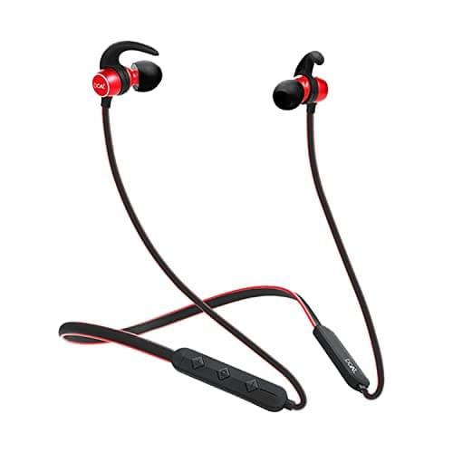 (Renewed) boAt Rockerz 255 in-Ear Earphones with 8 Hours Battery, IPX5, Bluetooth V5.0 and Voice Assistant(Raging Red)