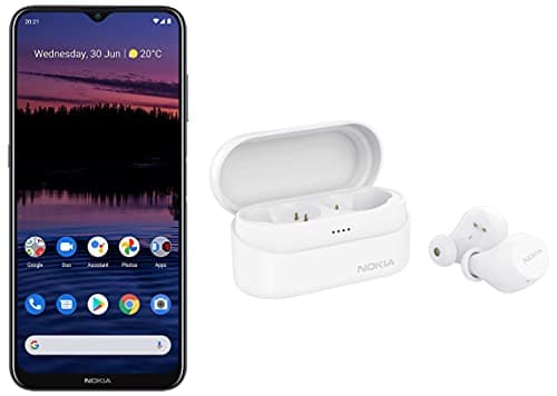 Nokia G20, Blue + Nokia Power Earbuds Lite