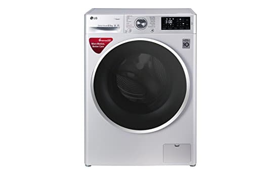 LG 6.5 kg Inverter Fully-Automatic Front Loading Washing Machine (FHT1265SNL.ALSPEIL, Luxury Silver)
