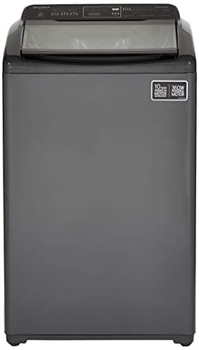 Whirlpool 6.5 Kg Fully-Automatic Top Loading Washing Machine (WHITEMAGIC ELITE 6.5 10YMW, Grey)