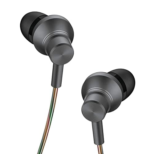 Earphones for OnePlus Nord/One Plus Nord Earphone Original Like Wired Stereo Deep Bass Head Hands-free Headset Earbud With Built in-line Mic, With Premium Quality Good Sound Call Answer/End Button, Music 3.5mm Aux Audio Jack (AP-871, Black)