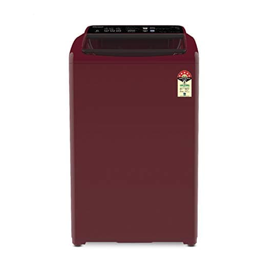 Whirlpool 6.5 kg 5 Star Fully-Automatic Top Loading Washing Machine with In-Built Heater (White magic Elite Plus, Wine)