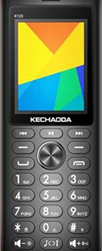 KECHAODA K123 Dual Sim Mobile Phone (Loud Sound,Black, 32GB)