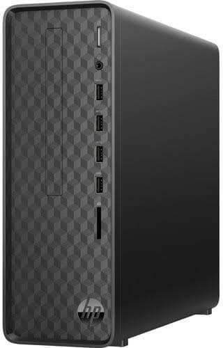 HP S01 Slim SO1-pF0113il Desktop (9th Gen i3 9100/8GB/1TB/DOS/Integrated Graphics), Jet Black