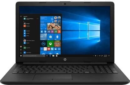 HP 15 da0410tu 15.6-inch Laptop (i3-7020U/4GB/1TB HDD/Windows 10/Intel UHD 600 Graphics), Jet Black