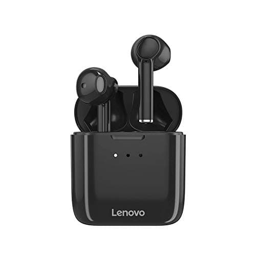 Lenovo QT83 True Wireless in Ear Earphones with Mic, BT v5.0,Upto-20 Hours Playtime, Smart Touch, HD Sound Quality with Compact Charging case and Mic-