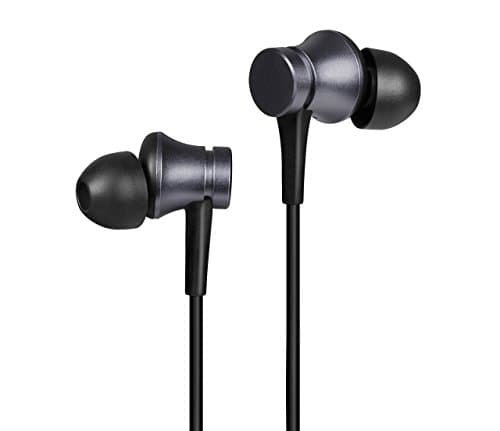 HONTIN Earphone Compatible with Mi Basic Deep Bass and Mic (Black)