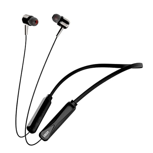 UBON Bluetooth Earphone CL-630 Player Series, Wireless Neckband with Up to 15 Hours Playtime, Magnetic Earbuds, v5.0 Bluetooth Headset for Hi-Fi Music & Super Bass (Black)