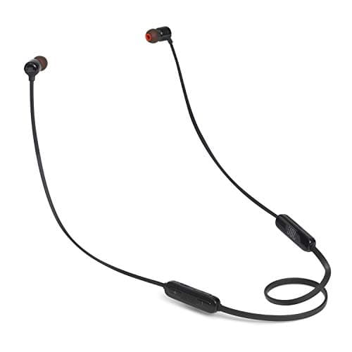 JBL Tune 110BT by Harman Pure Bass in-Ear Wireless Headphone with Quick Charging and Voice Assistant (Black)