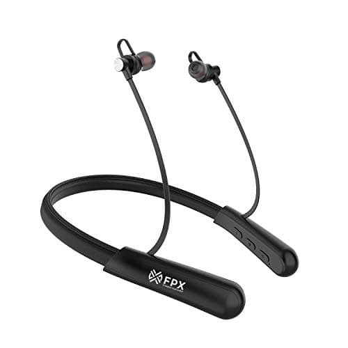 FPX Ultra in Ear Neckband | 65hrs Playtime | Perfect for Workouts and Crystal Clear Calls | Heavy bass | Built in Microphone | Lightweight Wireless Ne
