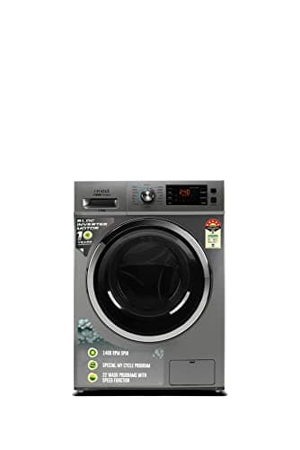 Croma 7.5 kg 5 Star Fully Automatic Front Load Washing Machine with 2 Years Warranty on Product and 10 Years on Motor (CRLWFL0755W7903, Silver Grey)