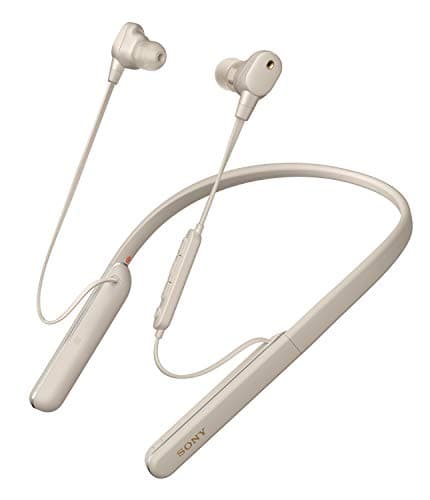 Sony WI-1000XM2 Industry Leading Noise Canceling Wireless Behind-Neck in Ear Headset/Headphones with mic for Phone Call with Alexa Voice Control, Silv