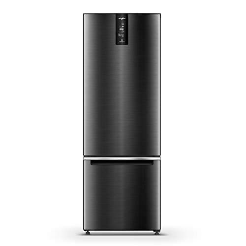Whirlpool 325 L 3 Star Frost Free Double Door Refrigerator (IF PRO BM INV 340 ELT+, Steel Onyx, Bottom Freezer)