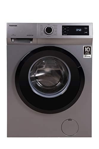 TOSHIBA 7.5 kg Fully -Automatic front loading washing machine (TW-BJ85S2-IND_SILVER)