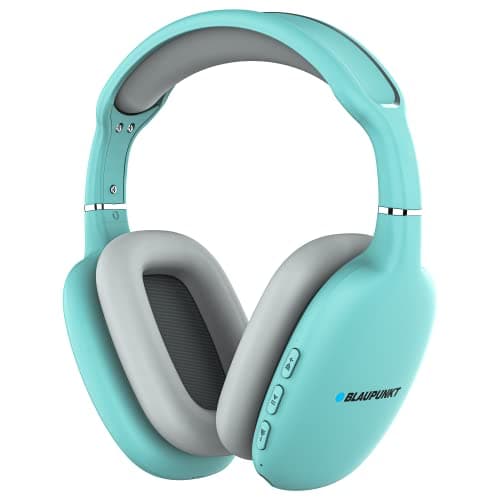 Blaupunkt BH31 Bluetooth Wireless Over Ear Headphones I 40MM Drivers I HD Sound I Soft PU Headband with Built in Mic I TurboVolt Fast Charging