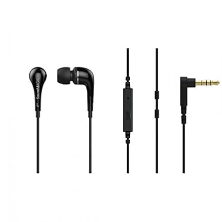 SoundMagic ES11S in-Ear Wired Headphones (Black)