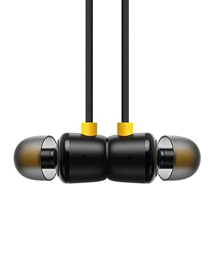 Earphone for Realme 9 5G, Realme9 5G, Realme Nine 5G Universal Earphones Headset Music with 3.5mm Jack Hi-Fi Gaming Sound Music Wired Noise Cancelling Dynamic - R-20, MK 2, Black