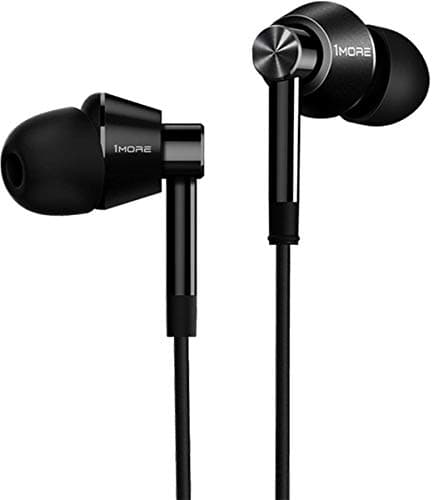 1MORE Dual Driver Earphone with Mic - Jet Black