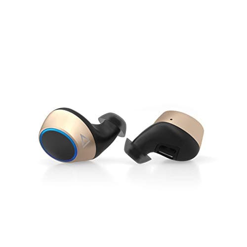 (Renewed) Creative Outlier Gold TWS True Wireless Sweatproof Earphones with Software Super X-Fi, Bluetooth 5.0, aptX/AAC, Long Battery Life 39hrs Tota