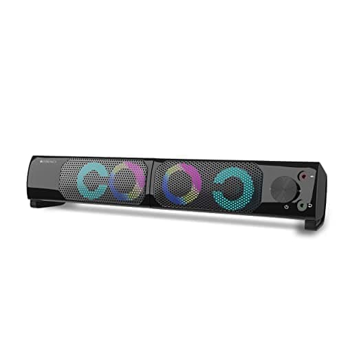Zeb Wonderbar 10 USB Powered 2.0 Computer Speaker with RGB Lights PR12
