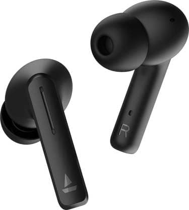 (Renewed) boAt Airdopes 601 ANC with Swipe Controls and 28 Hours Playtime Bluetooth Headset (Black, In the Ear)