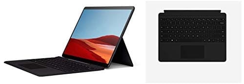 Microsoft Surface Pro X 1876 Microsoft SQ1 Processor 13 inches Laptop (8GB/128GB SSD/Qualcomm/Windows 10 Home/Adreno 685 GPU Graphics), Matte Black, 0